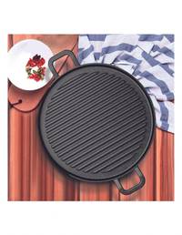 Plancha de Hierro Fundido — Grill - Liso  Reversible — foto 3