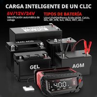 Cargador inteligente de baterías de 12 V/20 A y 24 V/10 A — foto 3