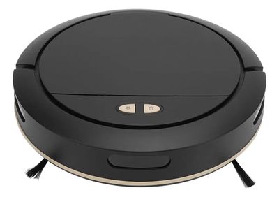 Robot Aspiradora y trapeadora, potencia de succión de 4 KPa — Color Negro, Bateria recargable.