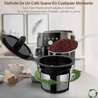 Pack 4 Cápsula reutilizable de K-cup. — Negra con filtro metalico. — foto 2