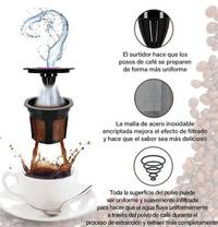 Pack 4 Cápsula reutilizable de K-cup. — Negra con filtro metalico. — foto 6
