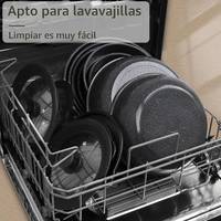 Juego de Ollas antiadherentes de granito con mango removible. 15 piezas. — Granito Negro. Apto para induccion. — foto 5
