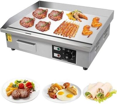 Plancha eléctrica comercial de superficie plana