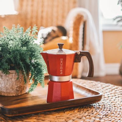 Cafetera, Greca 9 tazas. — Color Rojo