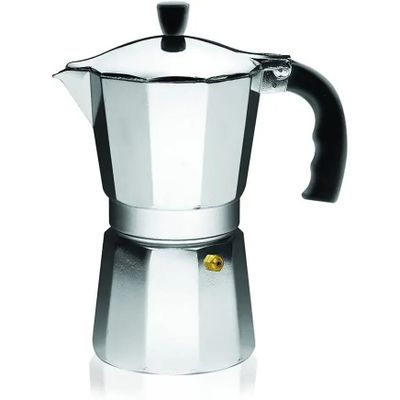 Cafetera, Greca 3 tazas — Color Aluminio