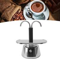 Greca de doble boquilla para 2 tazas — Acero inoxidable — foto 3