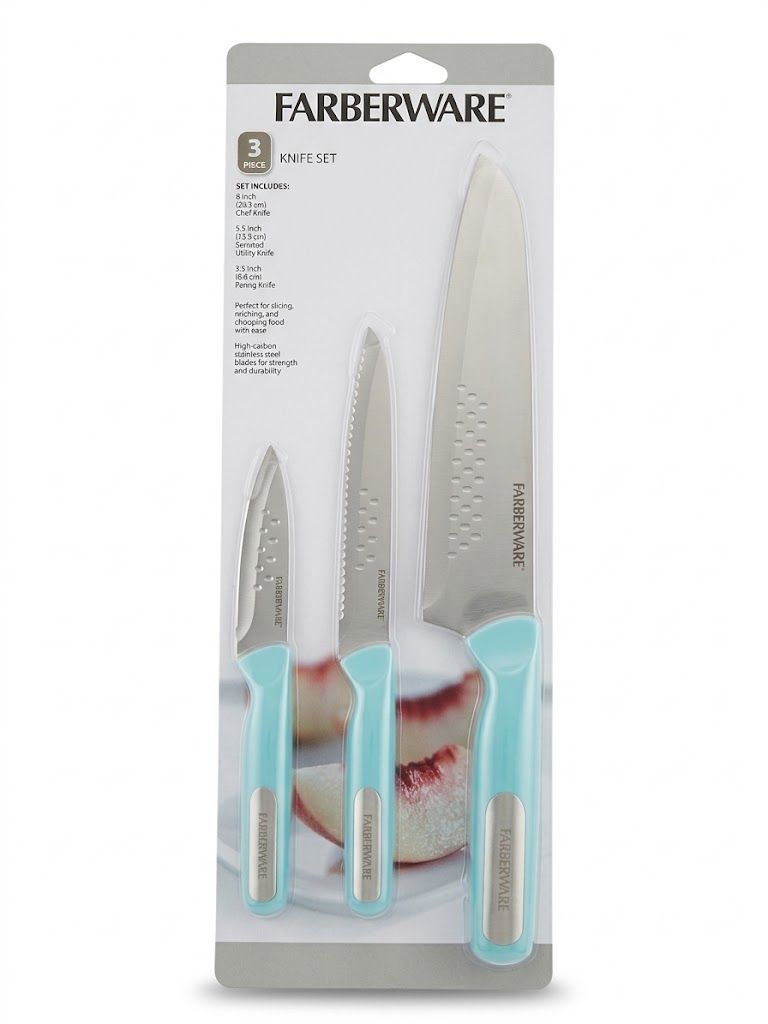 Set cuchillos 3pzs — Color azul