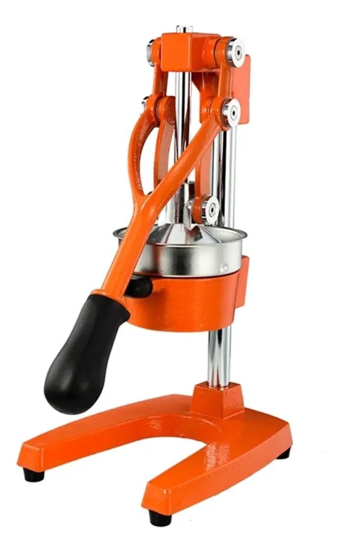 Exprimidor manual de cítricos a palanca — Color naranja