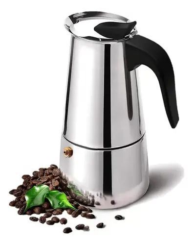 Cafetera greca 6 tazas — Acero inoxidable