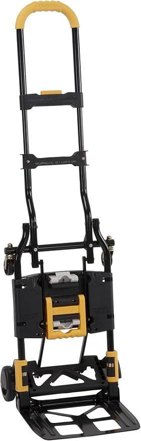 Carretilla de mano y carrito convertible 2 en 1, capacidad 500libras.
