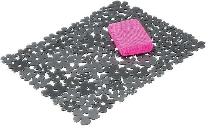 Tapete protector para cocina — Patrón de flores