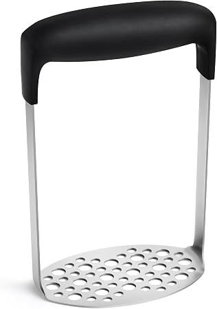 Pisa papa — Color negro - acero inoxidable
