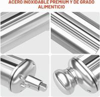 Accesorio laminadora para pasta — Rodillo para estirar y amasar láminas de pasta compatible Batidoras de pie ( KitchenAid) — foto 4