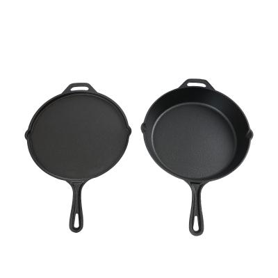Juego de sartén 30.5cm 2pzs — Hierro fundido