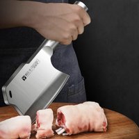 Hacha de carnicero de acero inoxidable con alto contenido de carbono — foto 7