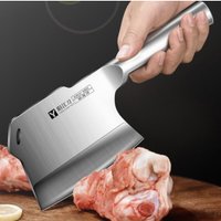 Hacha de carnicero de acero inoxidable con alto contenido de carbono — foto 6