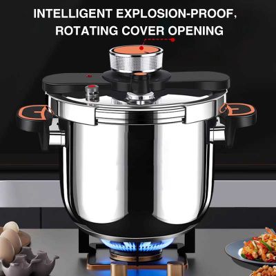 Olla de presión 8 Litros — Acero  inoxidale induccion
