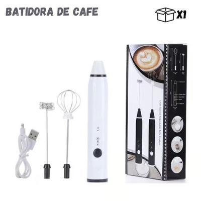 Batidor de leche electrico. — Color blanco