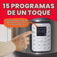 Olla de presion, Multifuncional  9 in 1. — Duo Plus 6Qt, Acero inoxidable — foto 7