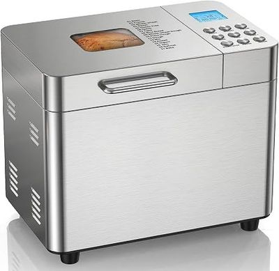 Máquina para hacer pan — automática de 2 lb y 600 W con temporizador