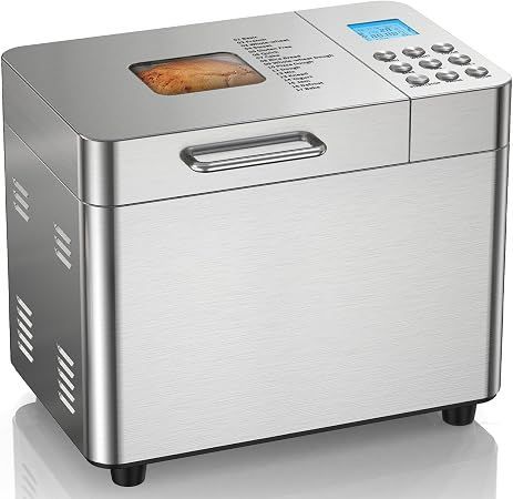 Panificadora automática de 2 lb y 600 W con temporizador