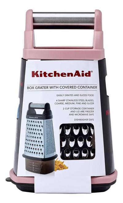 Rallador de caja con contenedor cubierto