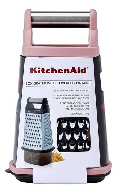 Rallador de caja con contenedor cubierto