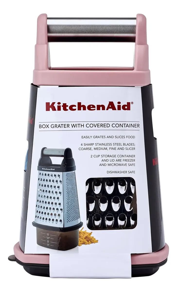 Rallador de caja con contenedor cubierto
