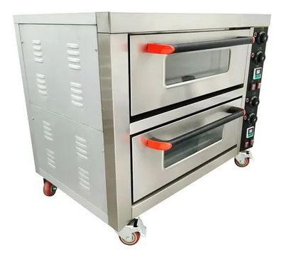 Horno de pizza comercial dos niveles