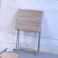 Mesa plegable portátil — Diseño símil madera — foto 2