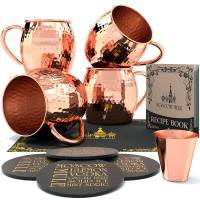 Juego de tazas para Moscow mule 4pcs — Color bronce — foto 5