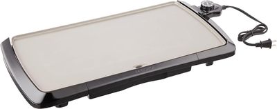Plancha eléctrica con superficie antiadherente de cerámica