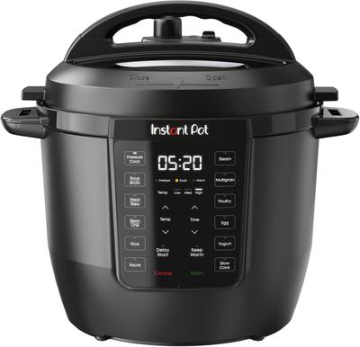 Olla de presión eléctrica multifuncional — Acabado en negro mate