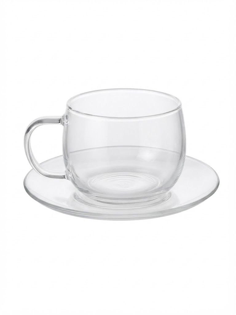 Juego de tazas 11oz 4pcs — Vidrio