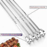 Pinchos para barbacoa con estuche — Acero inoxidable — foto 2