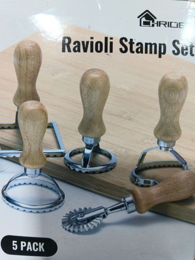 Juego sellos cortadores para raviolis — Set de 5 piezas