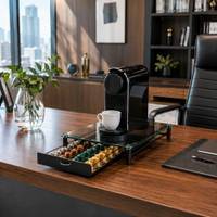 Organizador de cápsulas de café Nespresso Original, tipo gaveta. — Negro, capacidad 40 cápsula. — foto 6