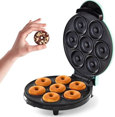 Máquina compacta para mini donas