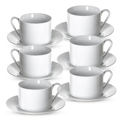 Juego de tazas y platillos 8 — Porcelana