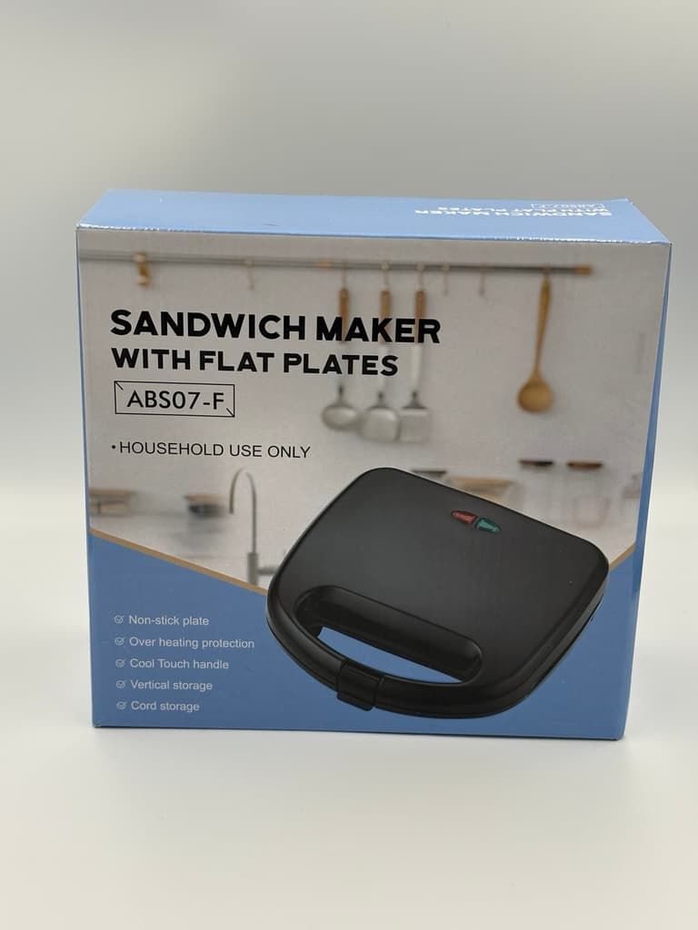 Sandwichera con placas planas