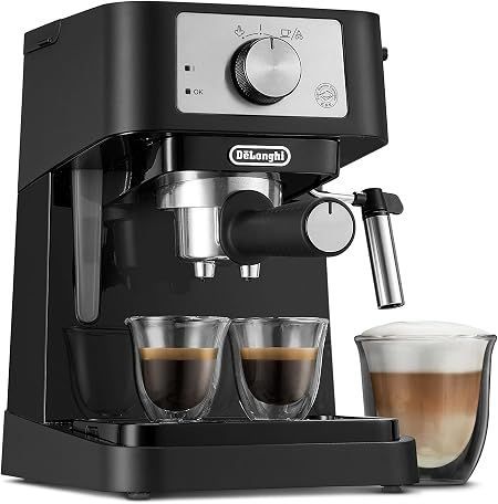 Cafetera espresso De’Longhi de 15 bares con espumador manual