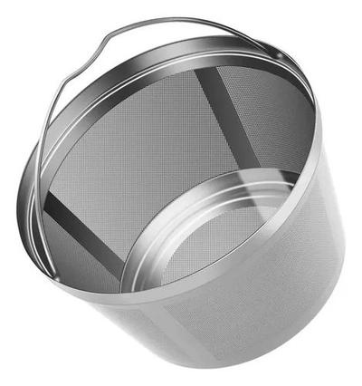 Filtro de cafe reutilizable para cafeteras. — Acero Inoxidable 304.