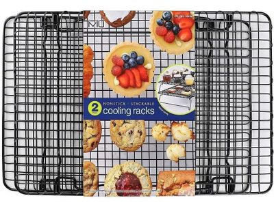Set de rejillas enfriadoras para repostería 2pzs — Acero inoxidable