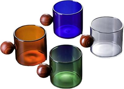 Juego de tazas de café 4pcs — Varios colores