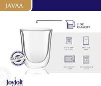 Juego de 2 tazas para café espresso de doble pared — 2oz — foto 2