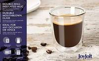 Juego de 2 tazas para café espresso de doble pared — 2oz — foto 3