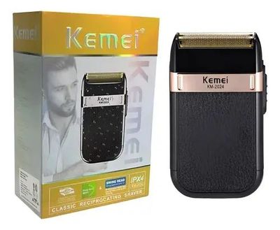 Afeitadora de láminas KM-2024 recargable, IPX7