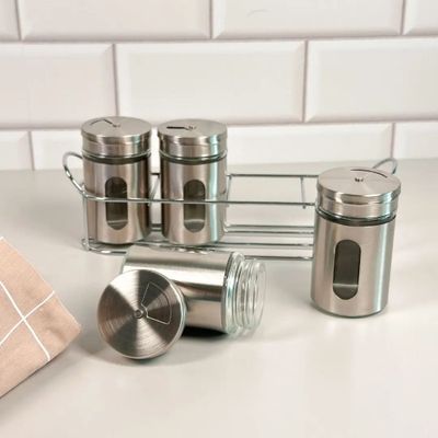 Organizador de especias 3oz 4pcs — Acero inoxidable