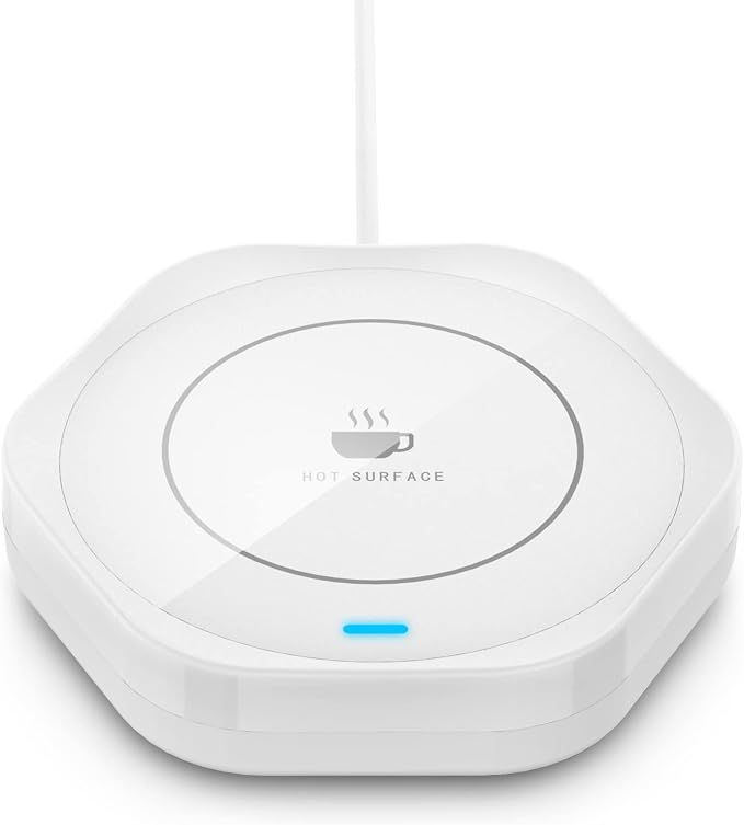 Calentador eléctrico para taza de café — Blanco.