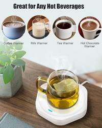 Calentador eléctrico para taza de café — Blanco. — foto 2